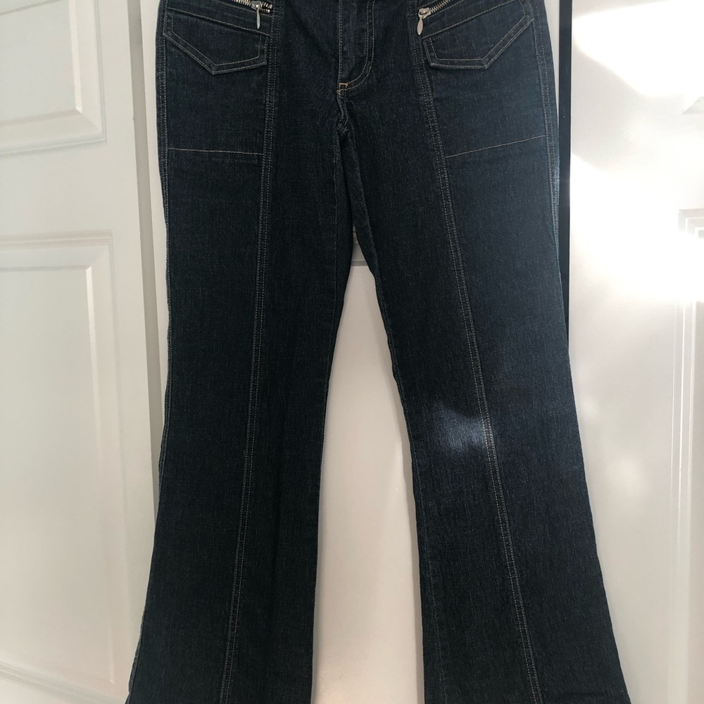 UNIONBAY Black Flared Wide-Leg Jeans
